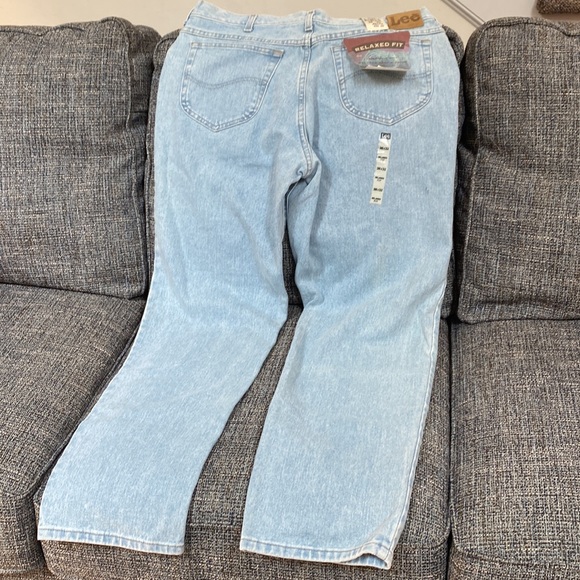 VTG Lee Relaxed Fit Eurobleach Jeans, Size 38 / 32 - Picture 9 of 13